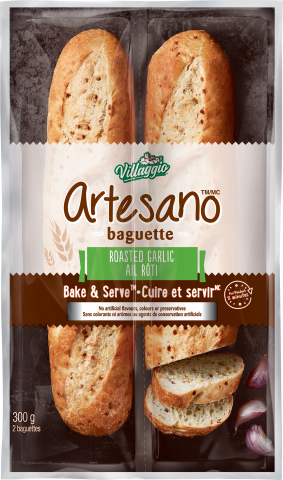 Villaggio® Artesano™ Roasted Garlic Baguettes