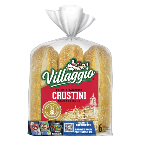 Villaggio Crustini Sausage Buns Super Mario Bros. Movie Promo Pack