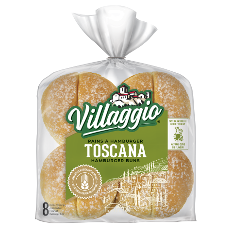 Villaggio® Toscana™ Extra Soft Hamburger Buns