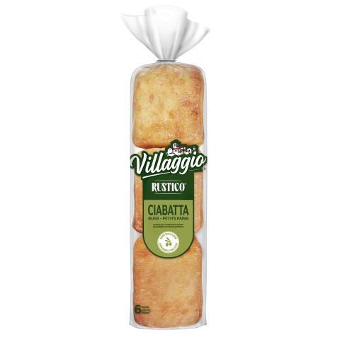 Villaggio® Rustico™ Italian Style Ciabatta Buns