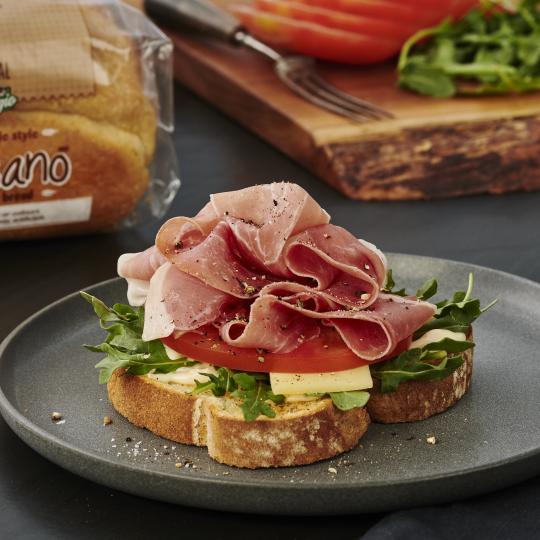 Open-Faced Prosciutto and Egg Sandwich Recipe: How to Make It