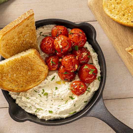 High Protein Feta &amp; Tomato Dip Recipe