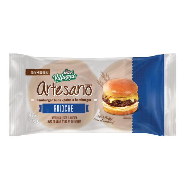 Villaggio® Artesano™ Brioche Hamburger Buns