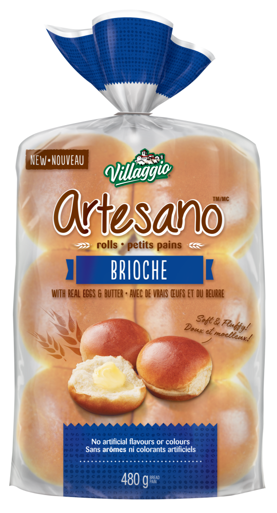 Villaggio® Artesano™ Brioche Rolls