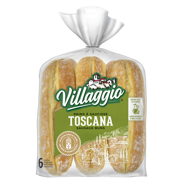 Villaggio® Toscana™ Extra Soft Sausage Buns